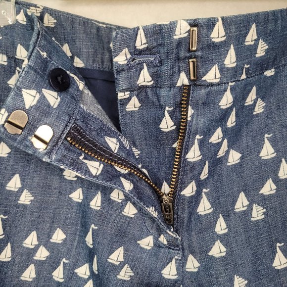 J Crew Navy Blue Sailboat Shorts - Picture 4 of 8
